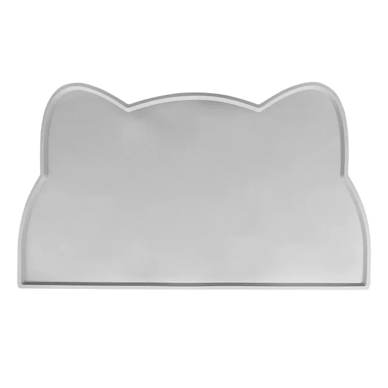 Silicone Pet Feeding Mat – Non-Stick Waterproof Food/Water Tray Pad for Dogs & Cats, Puppy Bowl Cushion, Anti-Spill Pet Placemat